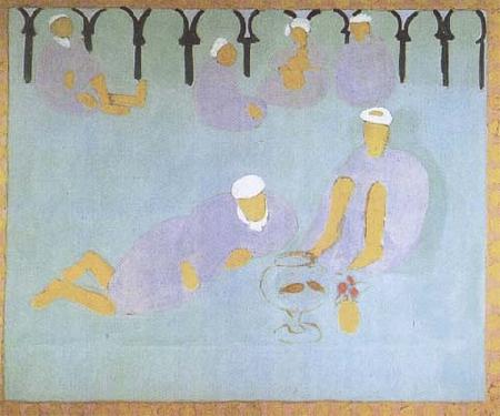 Henri Matisse THe Arab Cafe (mk35) oil painting image